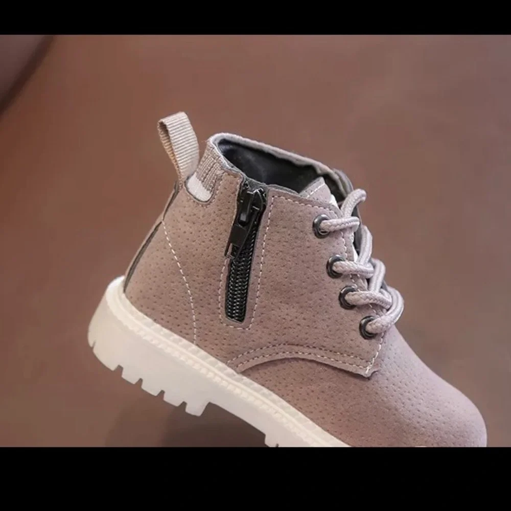 Toddler Gray Work Boots
